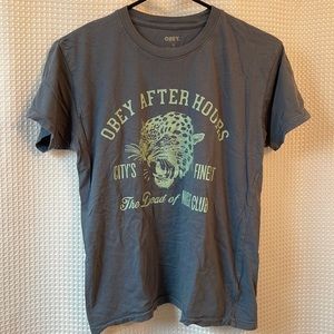 Womens OBEY logo tee